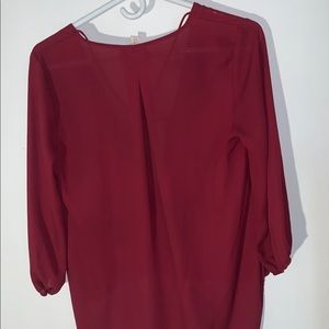 Maroon Blouse